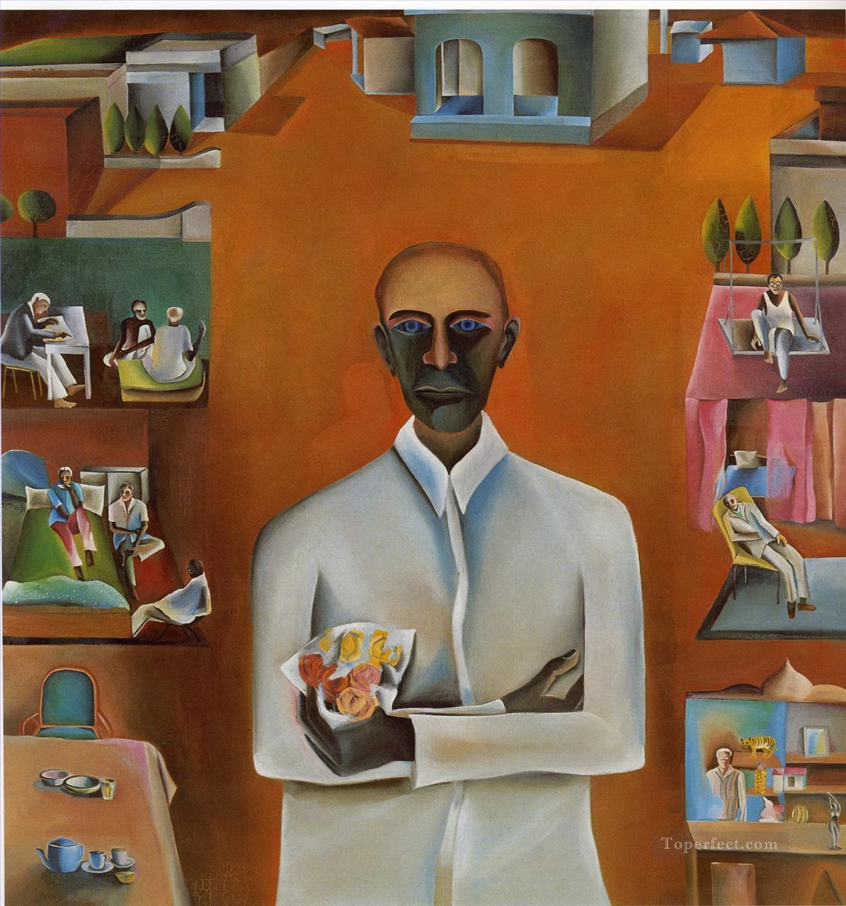 Bhupen Khakhar from India Oil Paintings